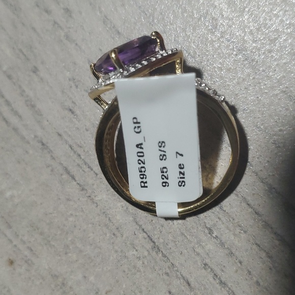 Amethyst ring size 7 - Picture 4 of 4
